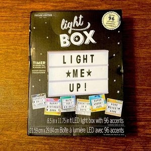 Light box 3 column. 96 letters numbers and symbols. New in box.